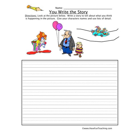You Write the Story Worksheet 4