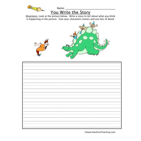 You Write the Story Worksheet 8