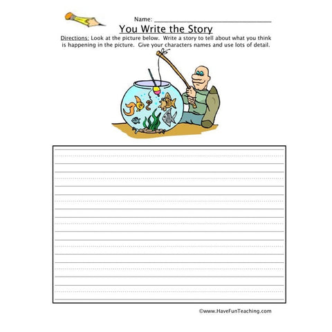 You Write the Story Worksheet 9