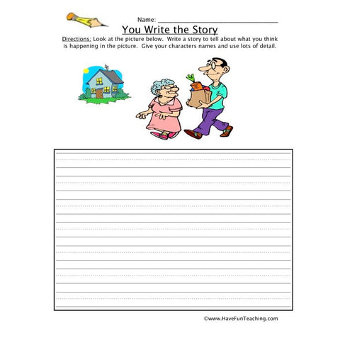You Write the Story Worksheet 15