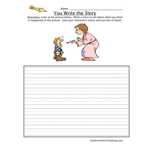 You Write the Story Worksheet 16