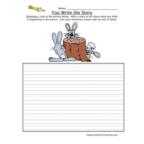 You Write the Story Worksheet 19