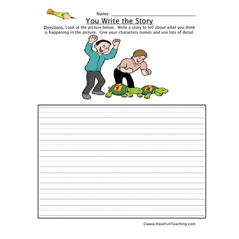 You Write the Story Worksheet 20
